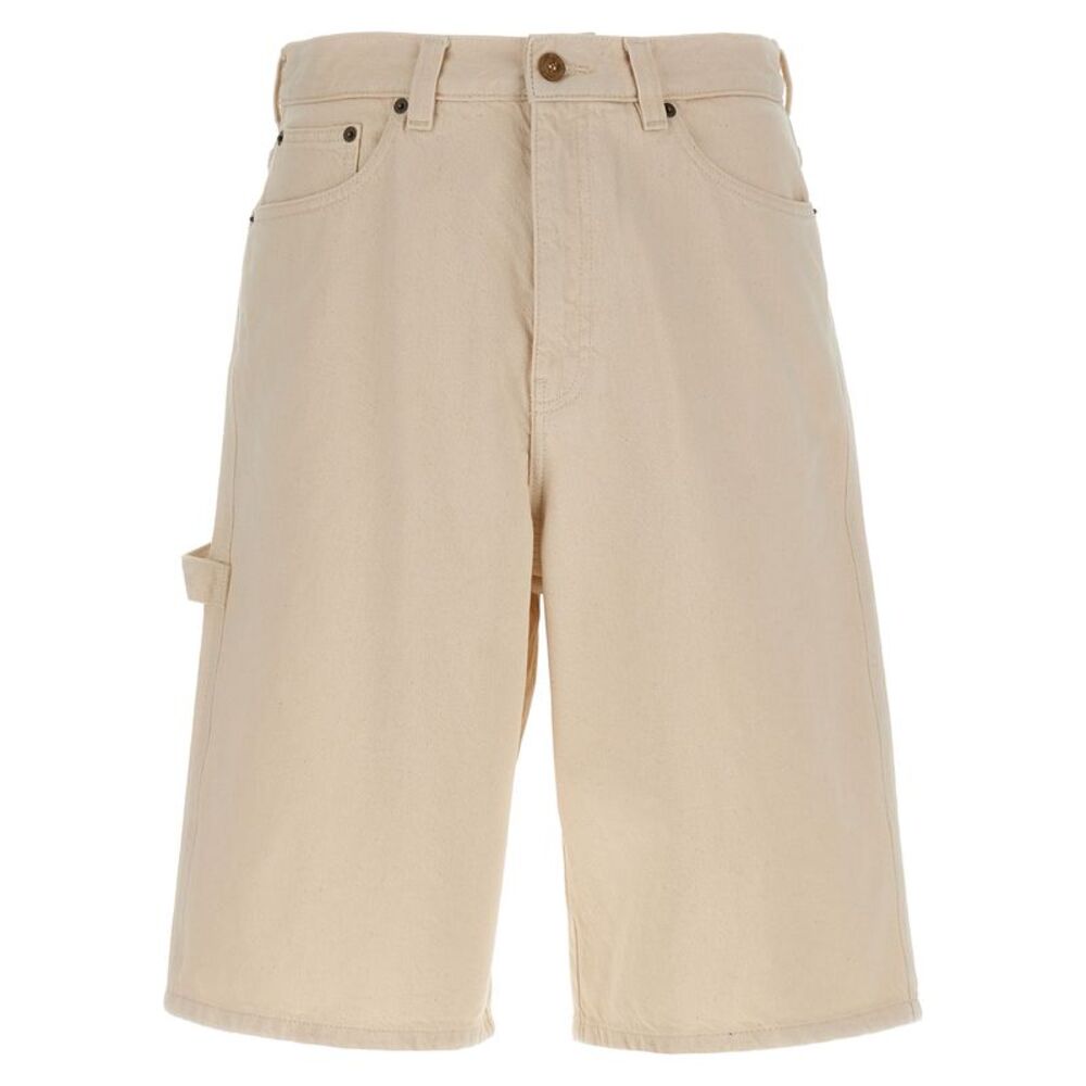 A.P.C. Beige Cotton Bermuda Men's Shorts